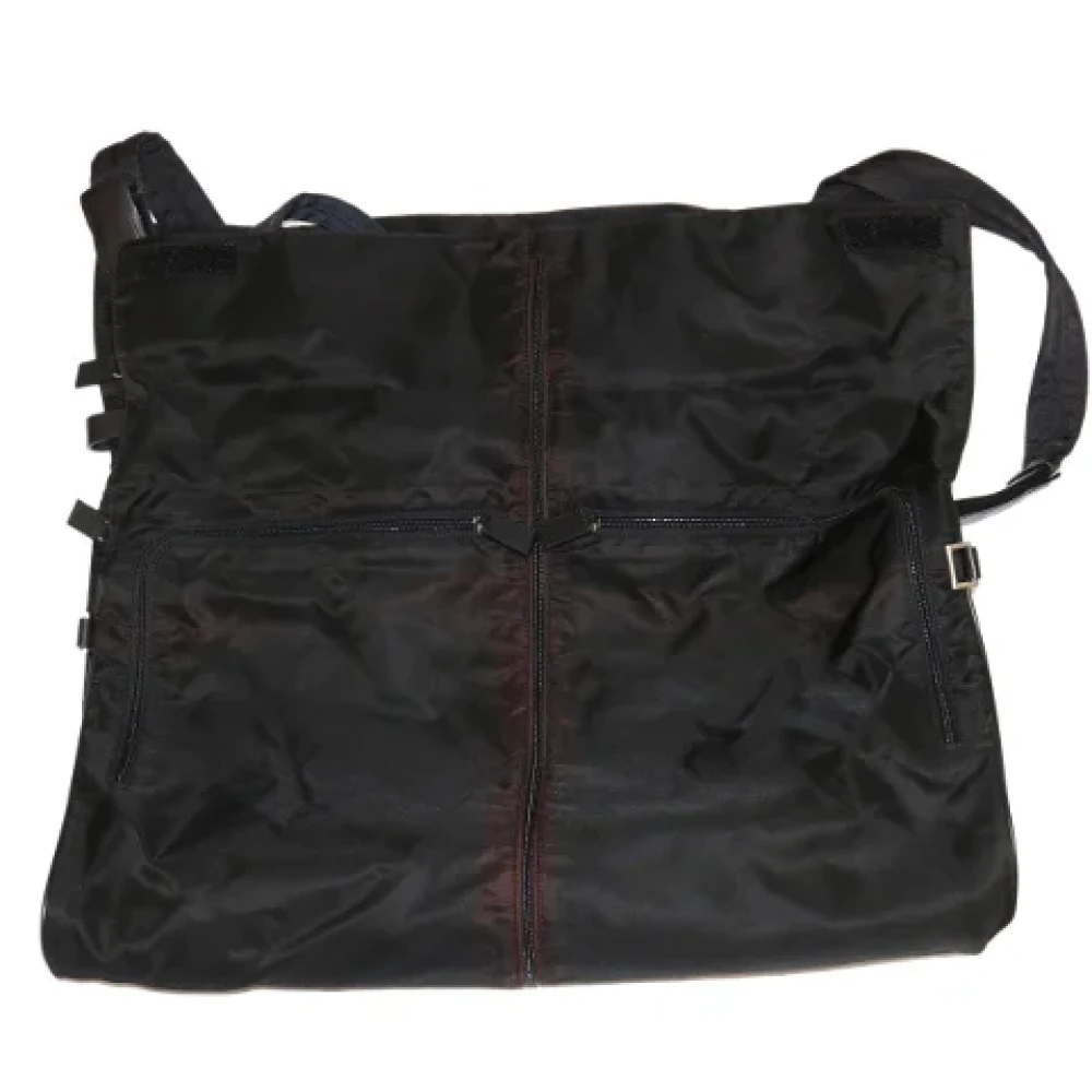Prada Vintage Pre-owned Nylon travel-bags Black Dames