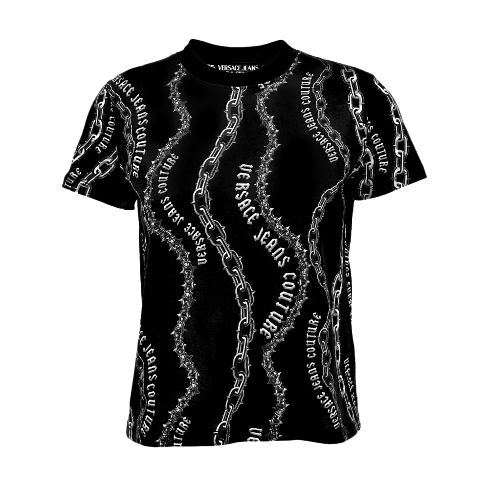 Versace Jeans Couture T-shirts en Polos Black Dames