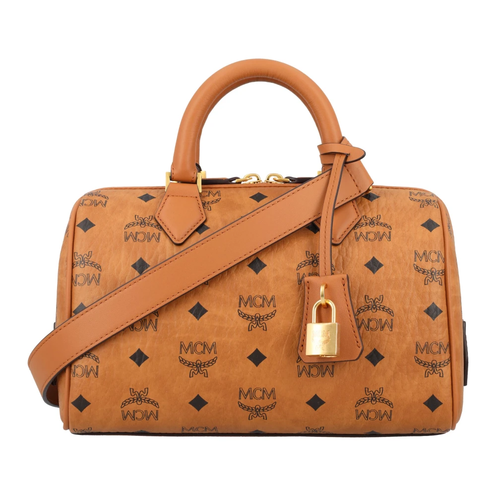 MCM Stijlvolle Ella Boston Handtas Brown Dames