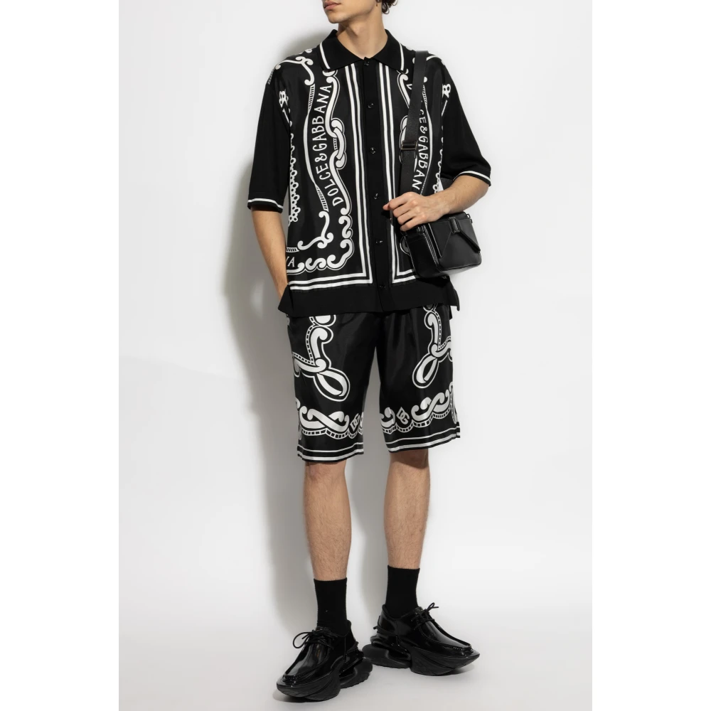 Dolce & Gabbana Kortemouwenshirt Black Heren