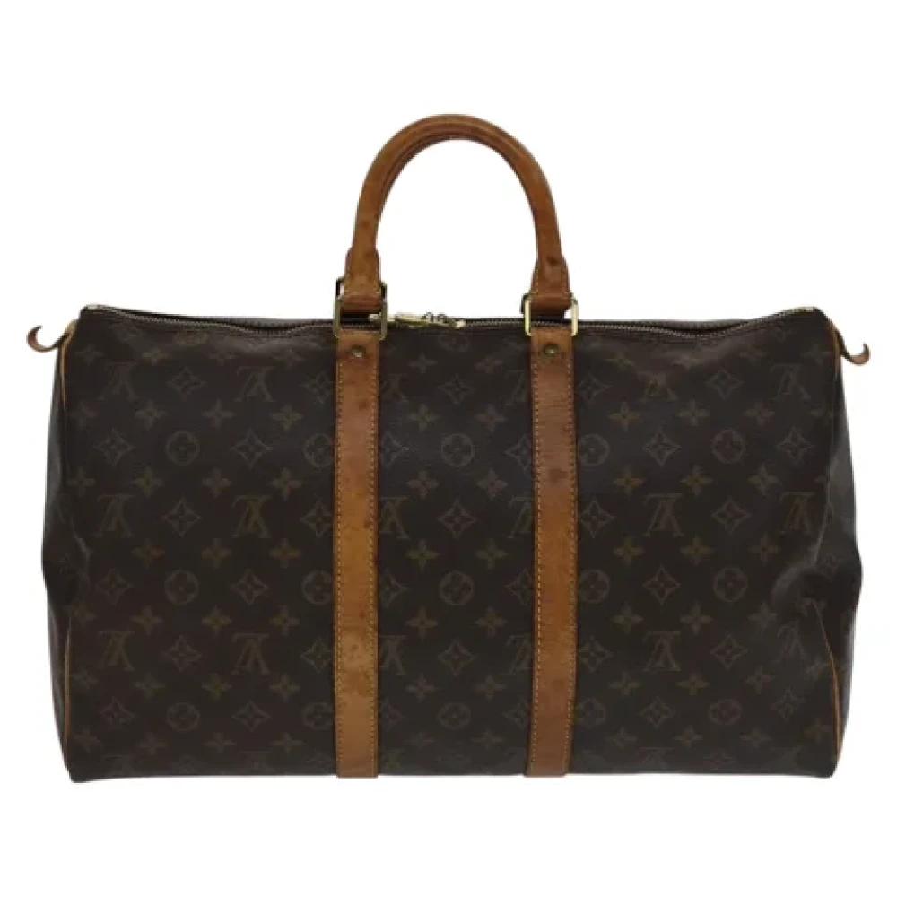 Louis Vuitton Vintage Pre-owned Canvas travel-bags Brown Dames