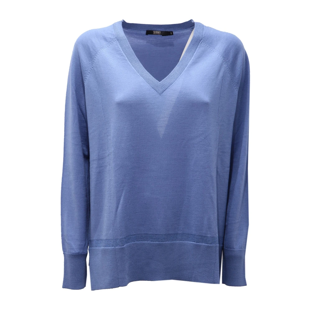 Knitwear > V-neck Knitwear - - Seventy - Modalova
