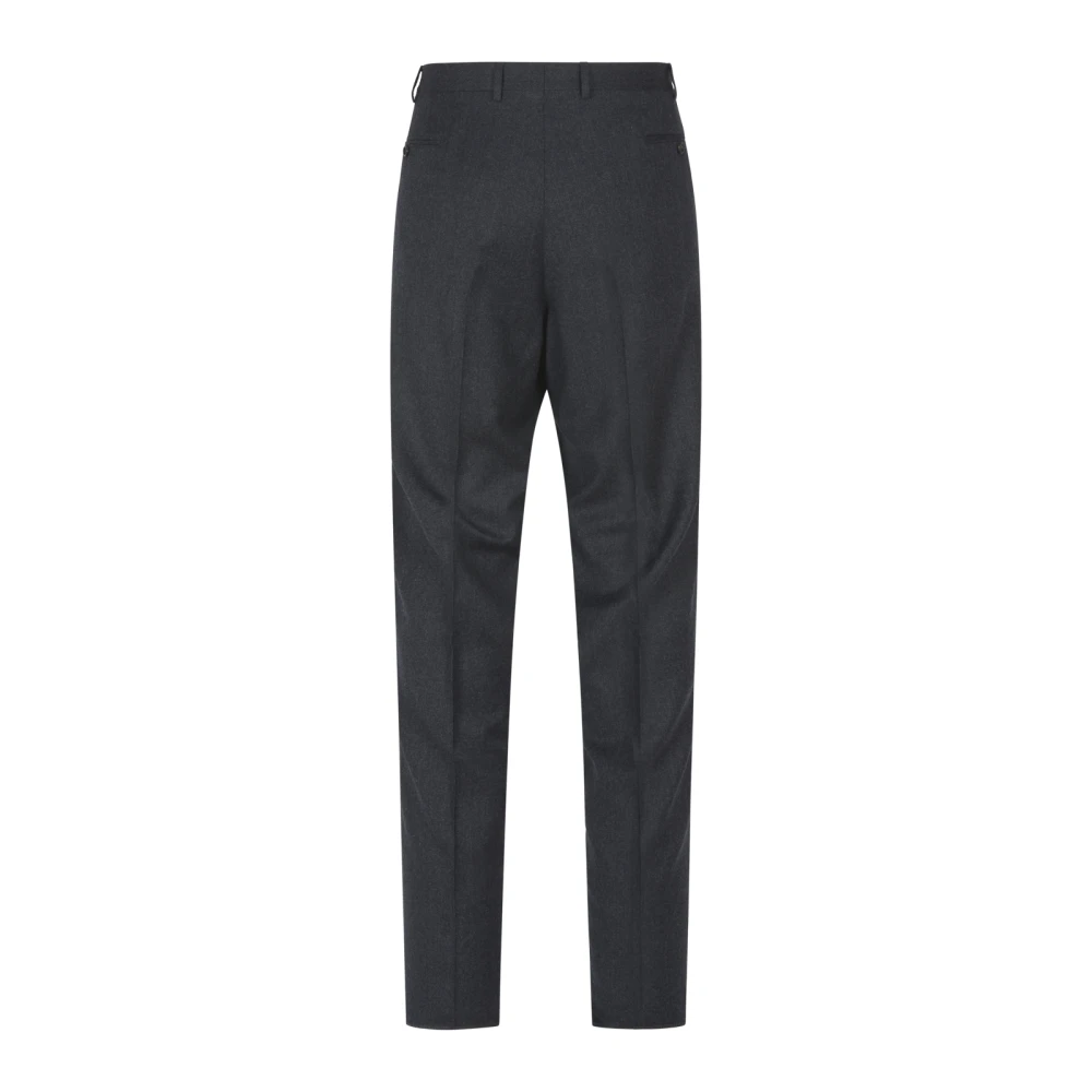 Canali Mouwdetail Modieuze Top Gray Heren