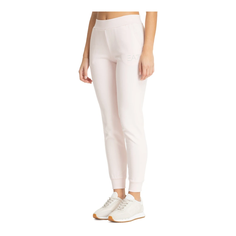 Emporio Armani EA7 Logo Joggingbroek Pink Dames