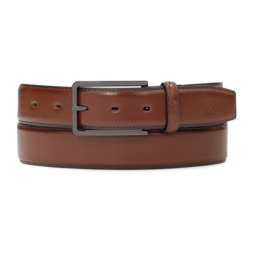 Kazar Bruine herenformele riem Brown Heren