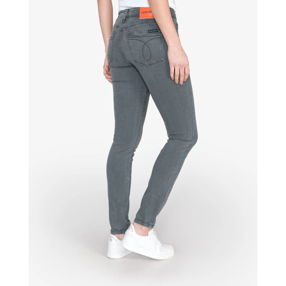 Calvin Klein Grijze Stijlvolle Broek Gray Dames