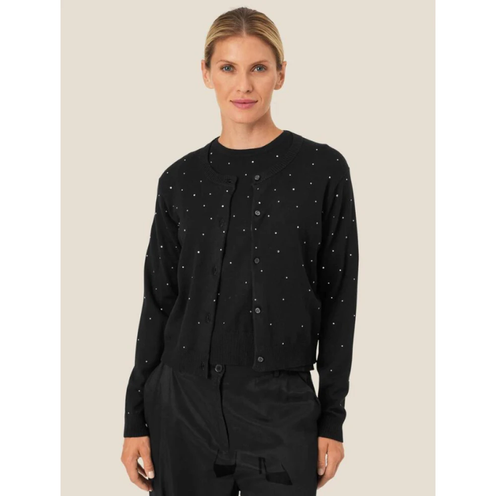 Masai Glitterende Vest met Klassiek Ontwerp Black Dames