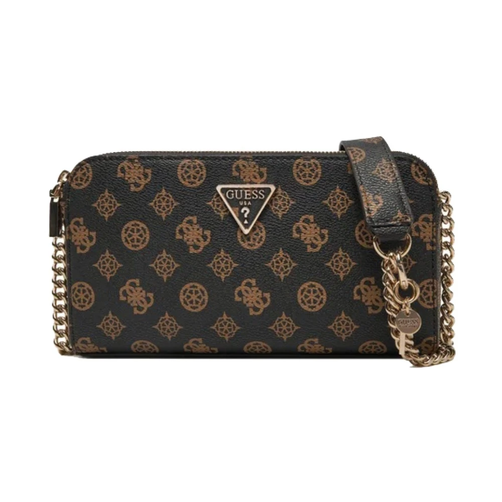 Guess Eco Erica Crossbody Tas Brown Dames