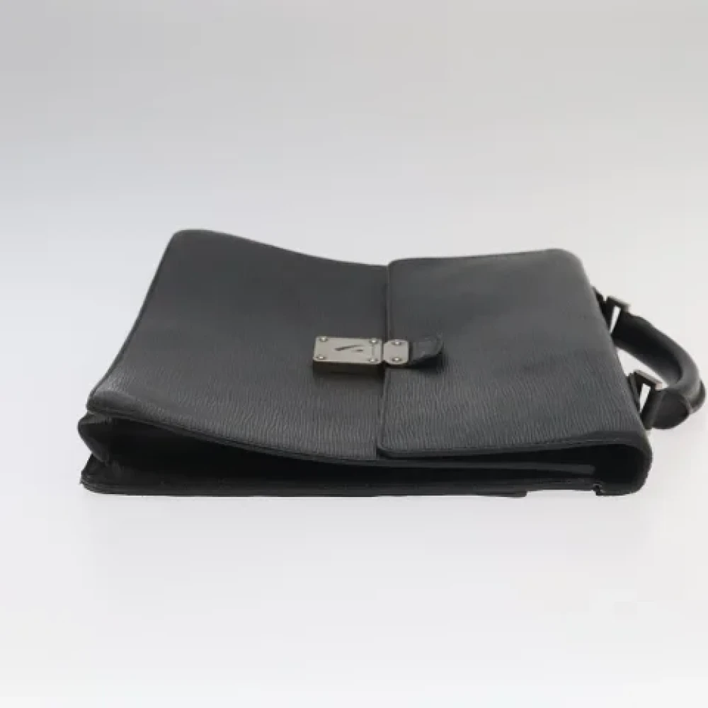 Louis Vuitton Vintage Pre-owned Leather handbags Black Dames