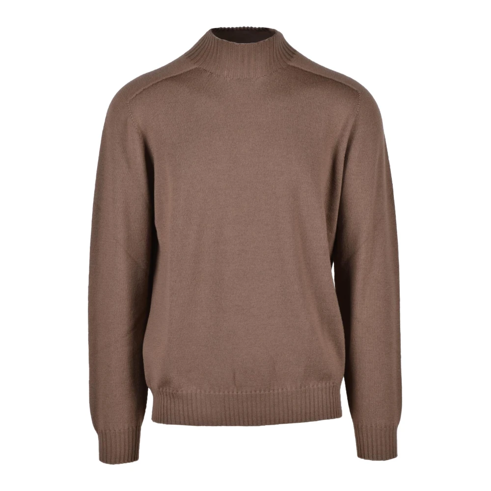 Filippo De Laurentiis Merino wollen trui Brown Heren