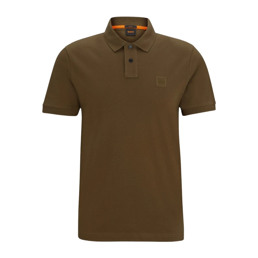 Hugo Boss Polo Korte Mouw Green Heren
