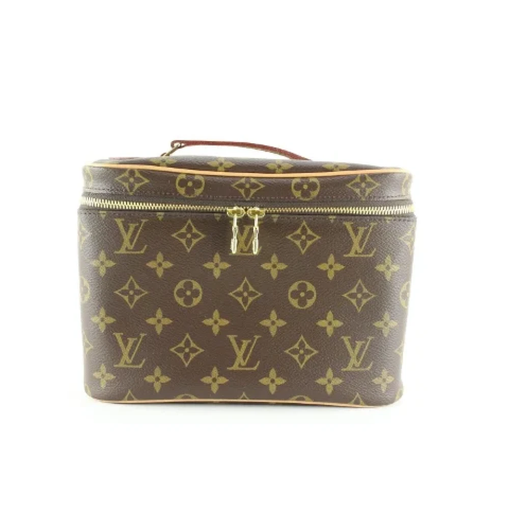 Louis Vuitton Vintage Förhandsägda Canvas LV Väskor, Tillverkade i Italien Brown, Dam