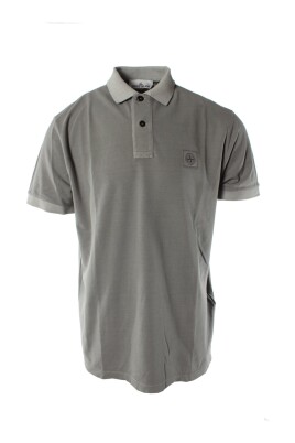 polo-slim-fit-en-coton-gris