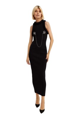 black-dress-with-silver-details