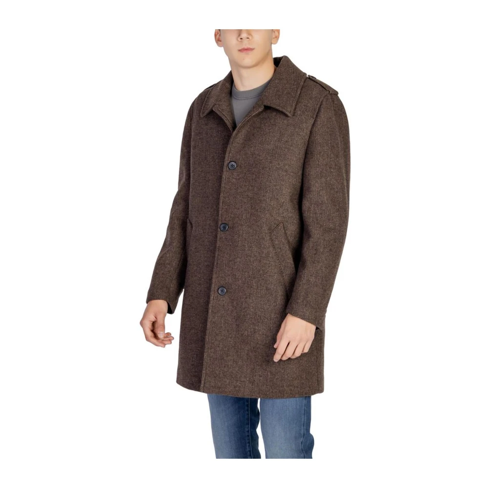 Antony Morato Bruine Wolblend Herenjas Brown Heren