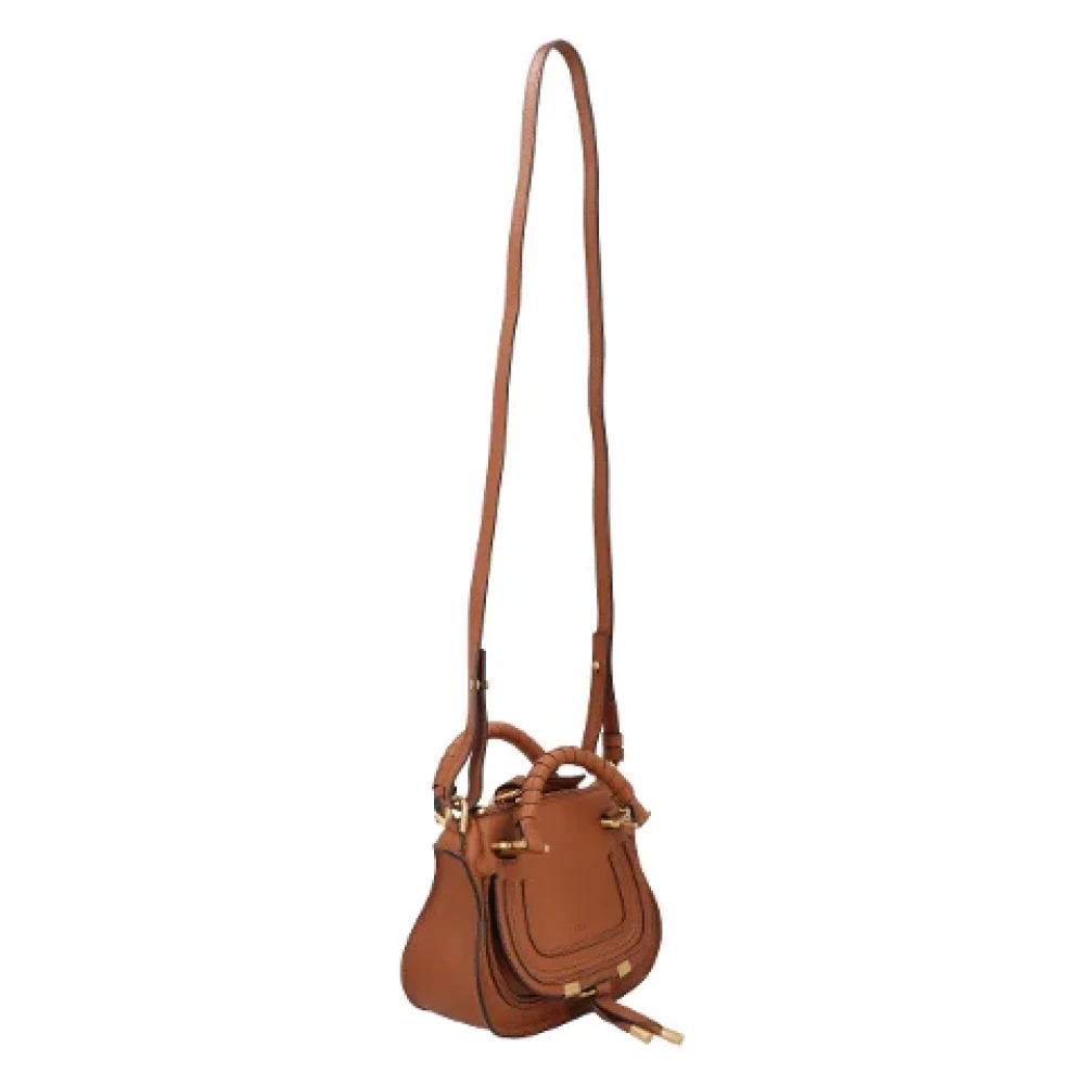 Chloé Leather handbags Brown Dames