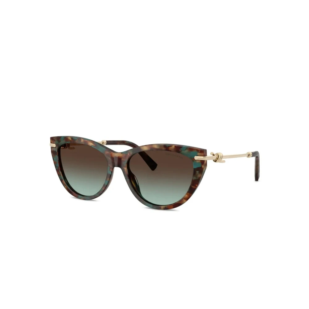 Tiffany Women's Brown Sunglasses, 55 Mm, Acetate Cat Eye Sunglasses