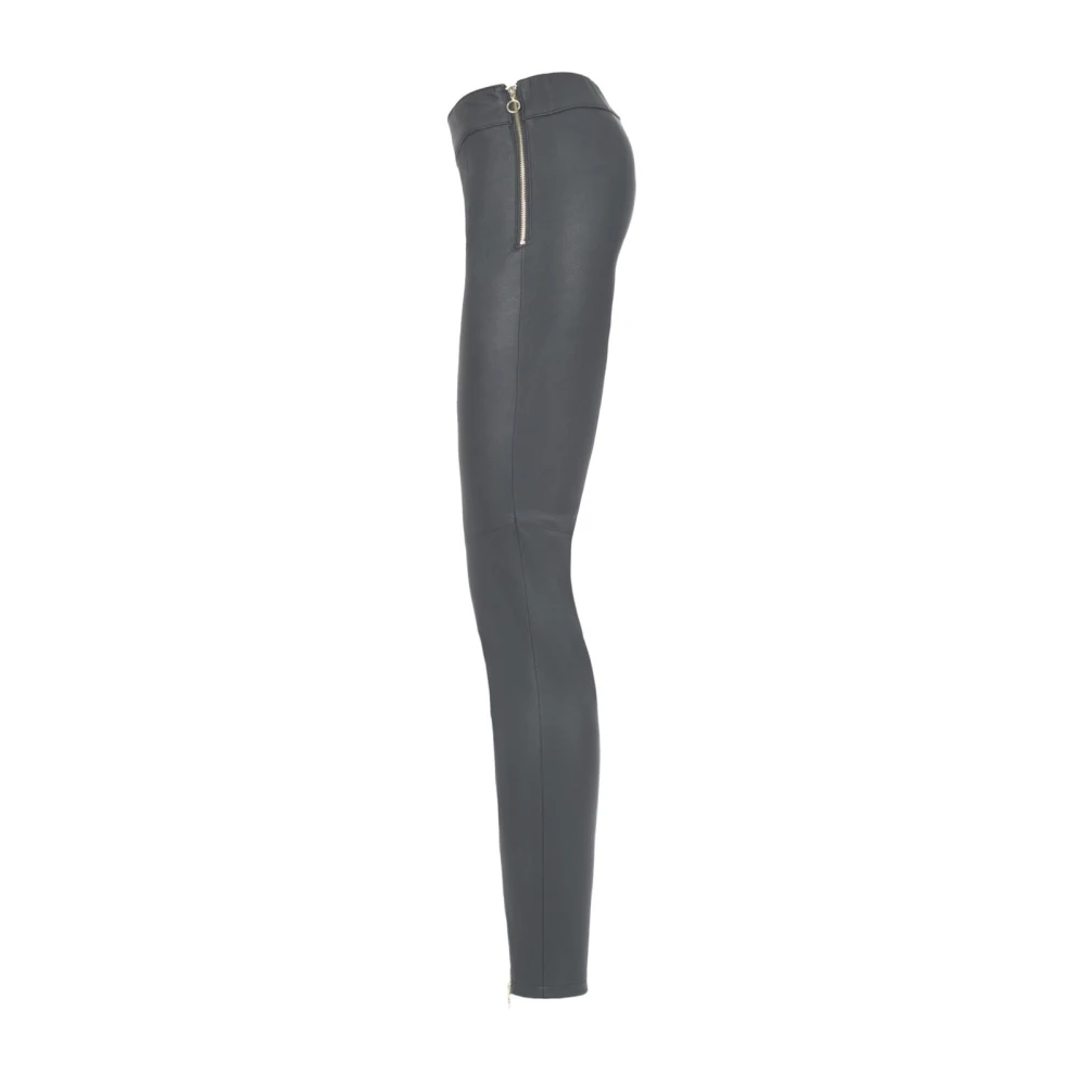 pinko Stijlvolle Ecopelle Leggings Black Dames