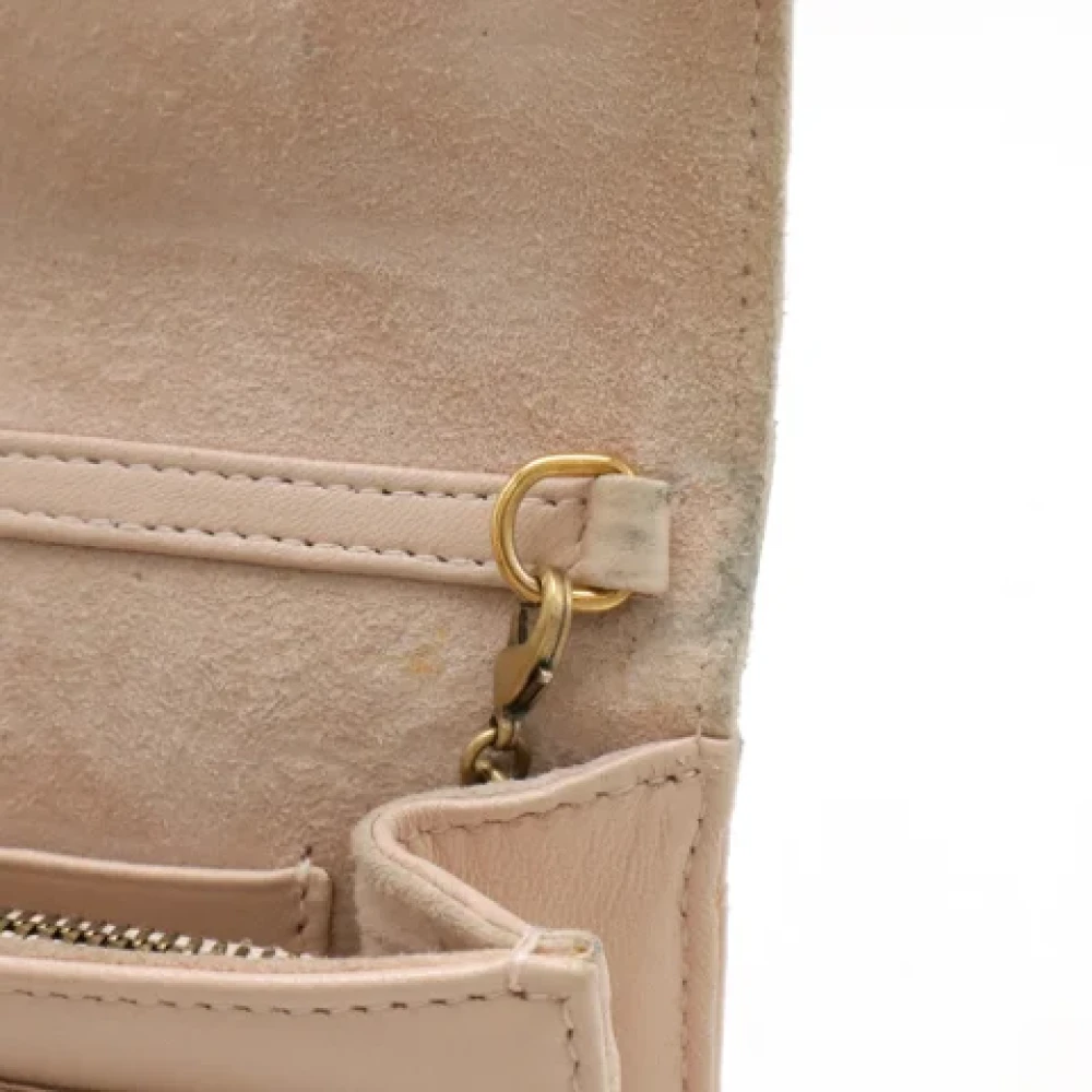 Dior Vintage Pre-owned Leather dior-bags Pink Dames