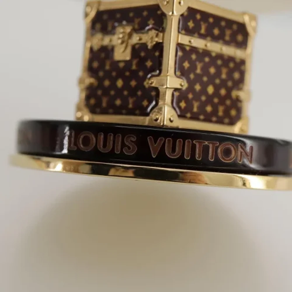 Louis Vuitton Vintage Pre-owned Metal key-holders Yellow Dames