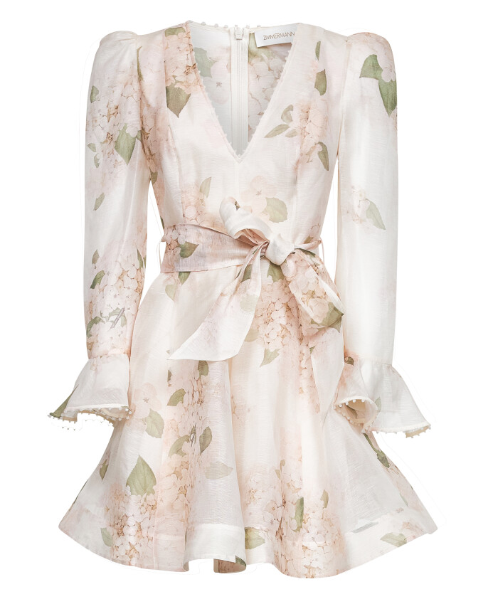 robe-col-en-v-imprime-ortensia