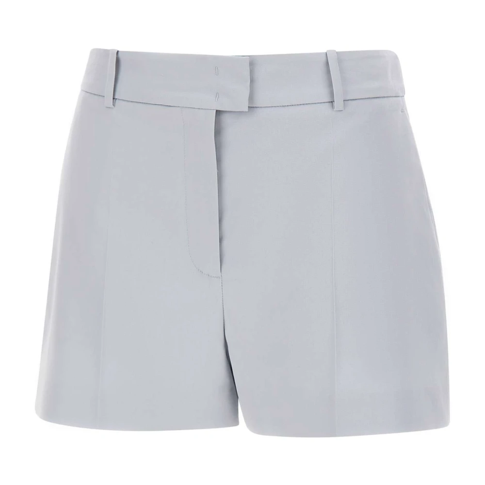 Eleventy Vrouw Blauw Korte Broeken Dames, S, Katoen, Tailored Shorts
