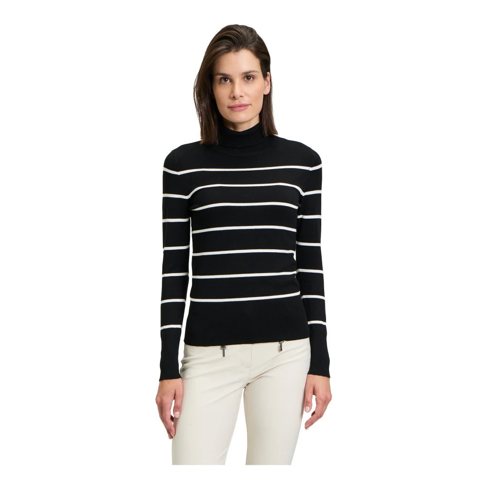 Betty Barclay Gestreepte coltrui Black Dames