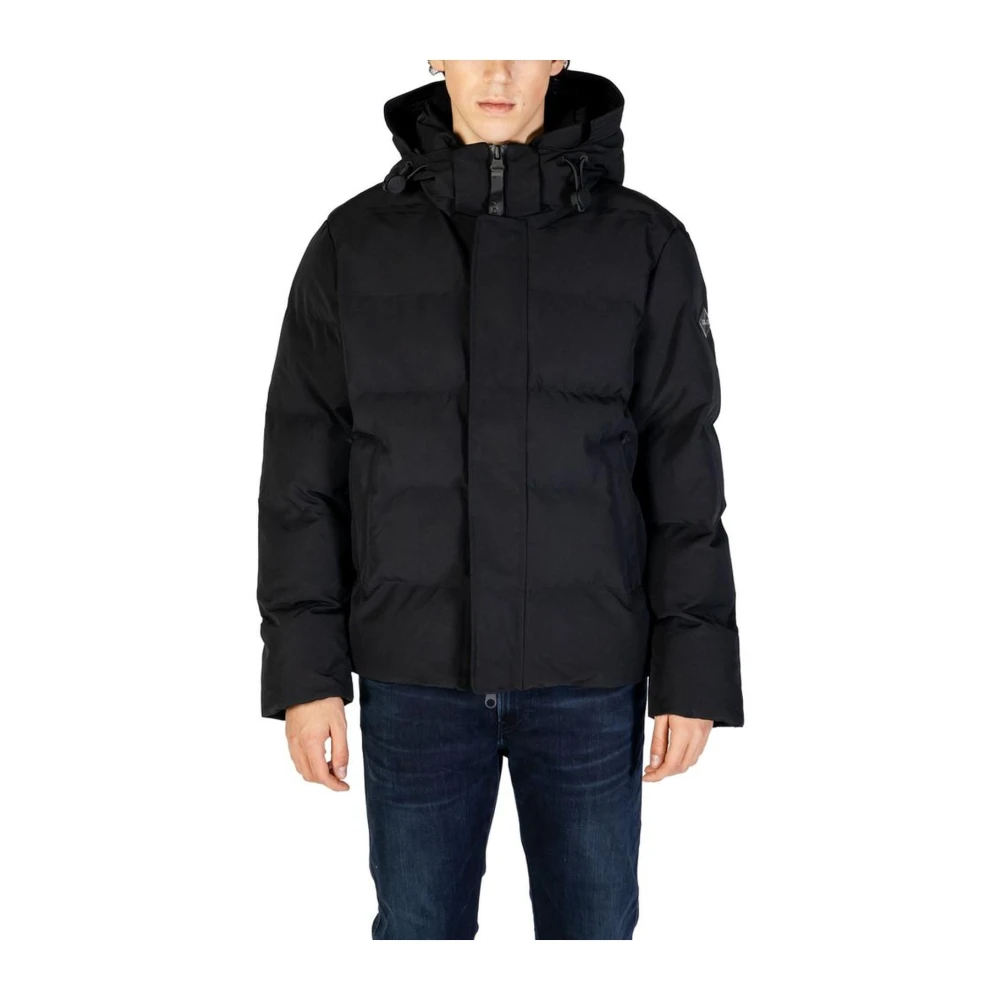 Replay Zwarte nylonjas met polyester vulling Black Heren