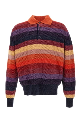 Chenille Randig Pikétröja Hästpatch