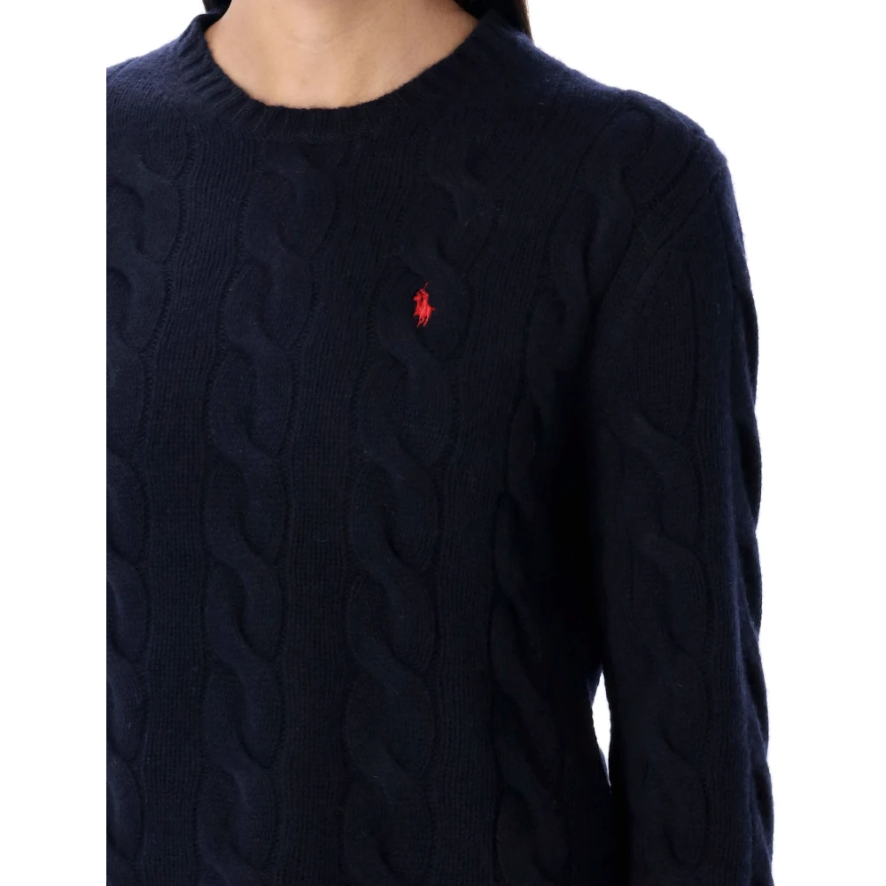 Ralph Lauren Dameskleding Gebreide kleding Hunter Navy Aw24 Blue Dames
