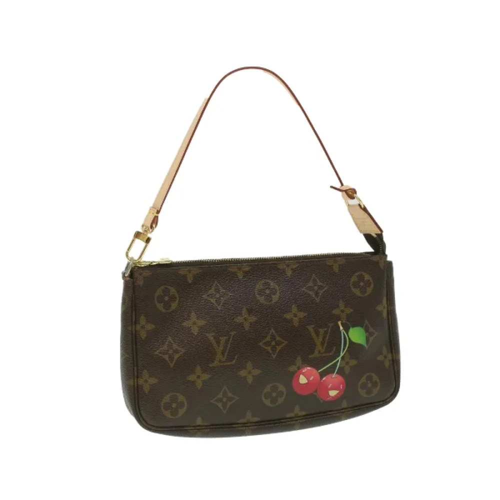 Pre-owned Flerfarget lerret Louis Vuitton veske