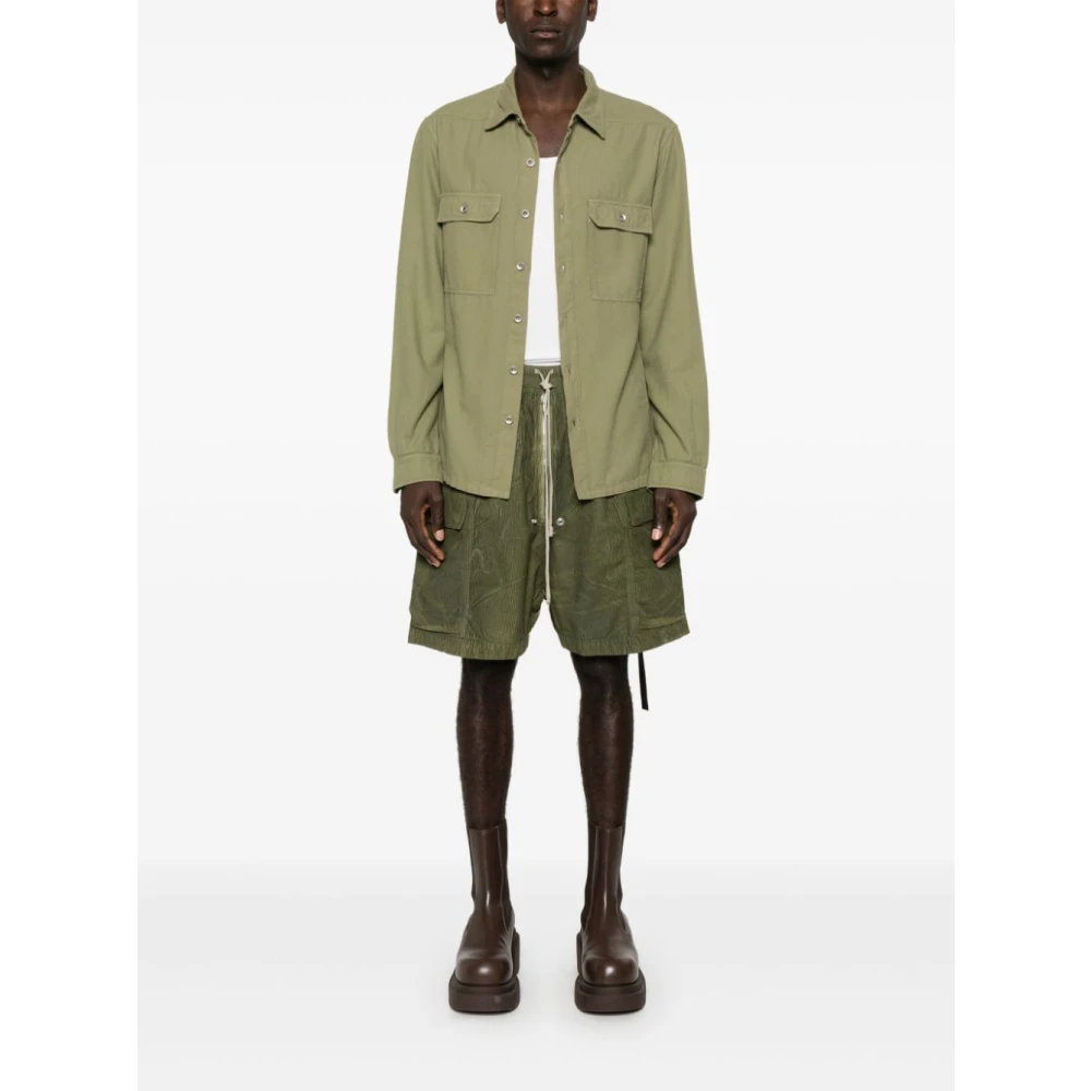Rick Owens Stijlvol Overhemd Green Heren