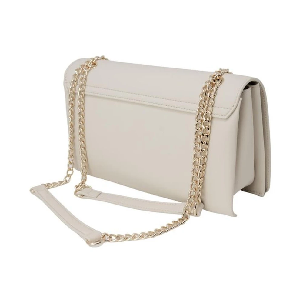 Love Moschino Faux Leather Handtas Lente Zomer Collectie Beige Dames
