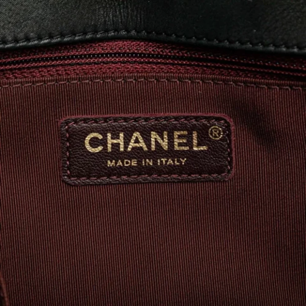 Chanel Vintage Pre-owned Suede chanel-bags Black Dames
