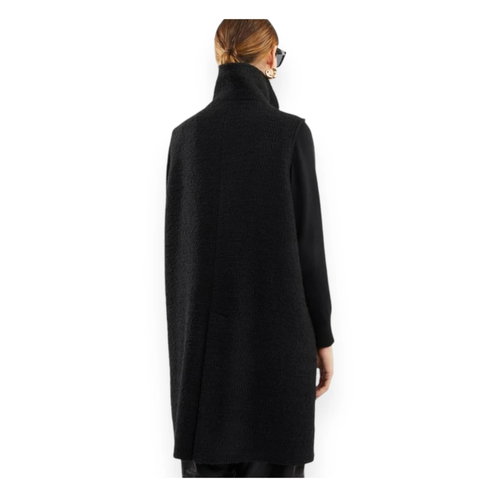 Fay Gevoerd vest met 3 haken Black Dames
