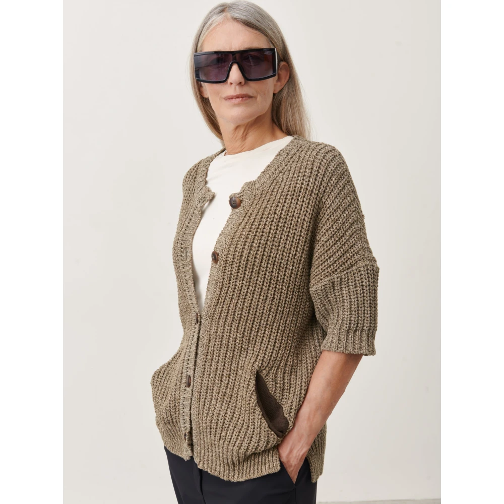 Jane Lushka Cardigans Green Dames