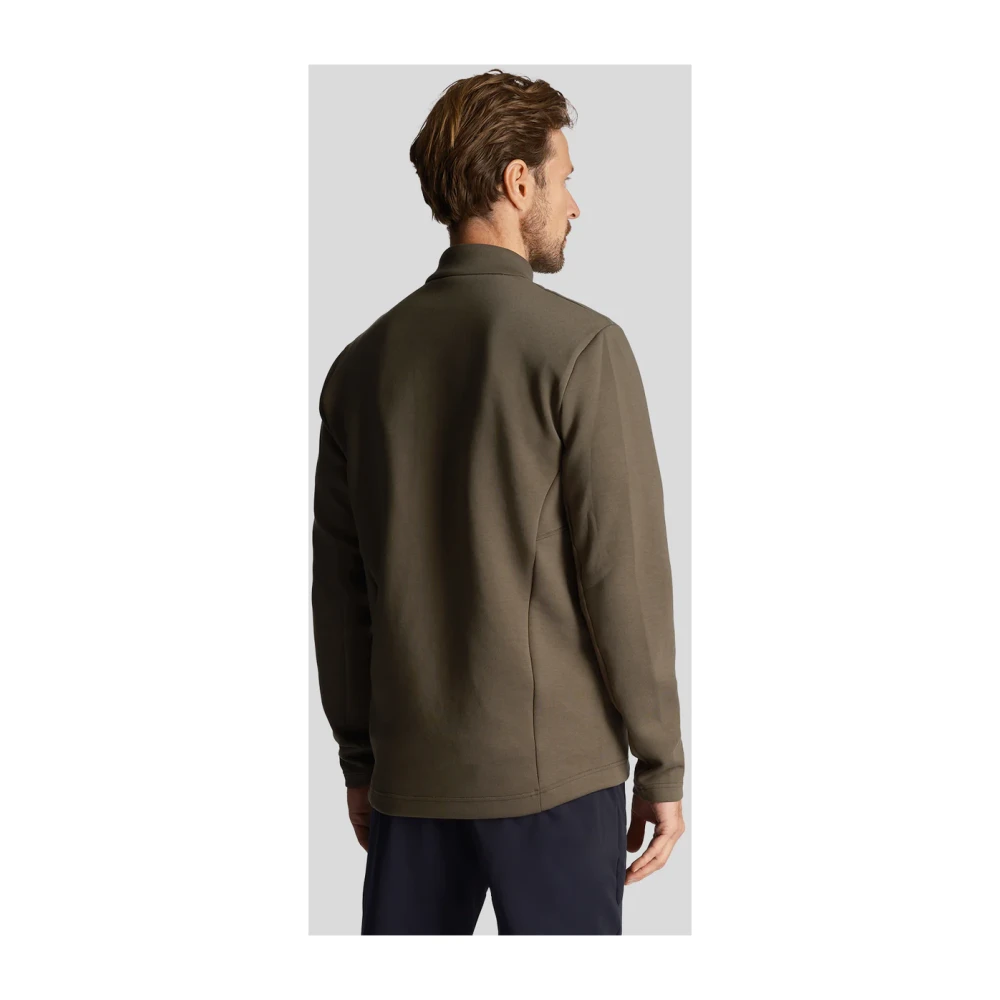 Lyle & Scott Gewatteerde Groene Jas voor Mannen Green Heren