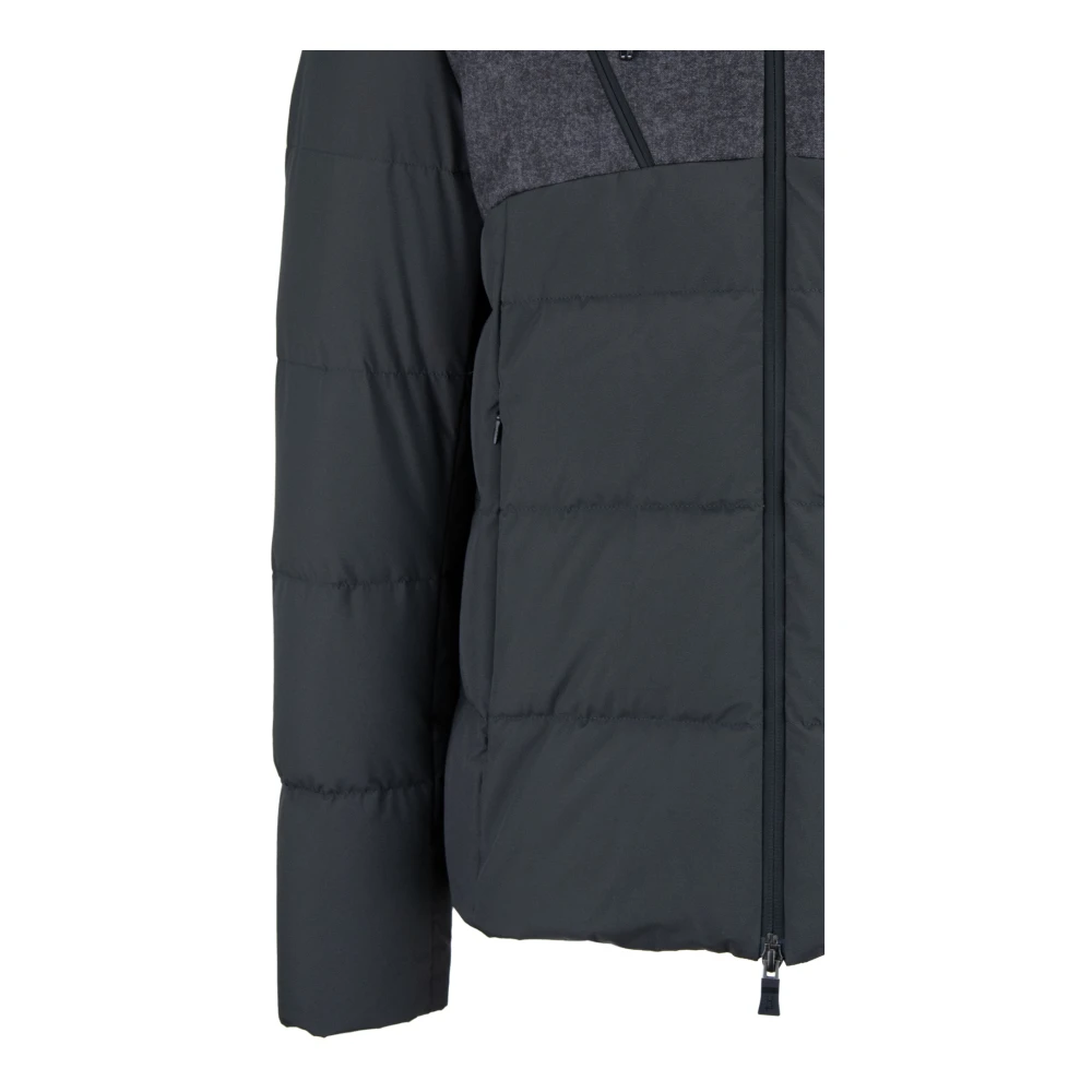 Herno Gevoerde Jas met Rits Gray Heren