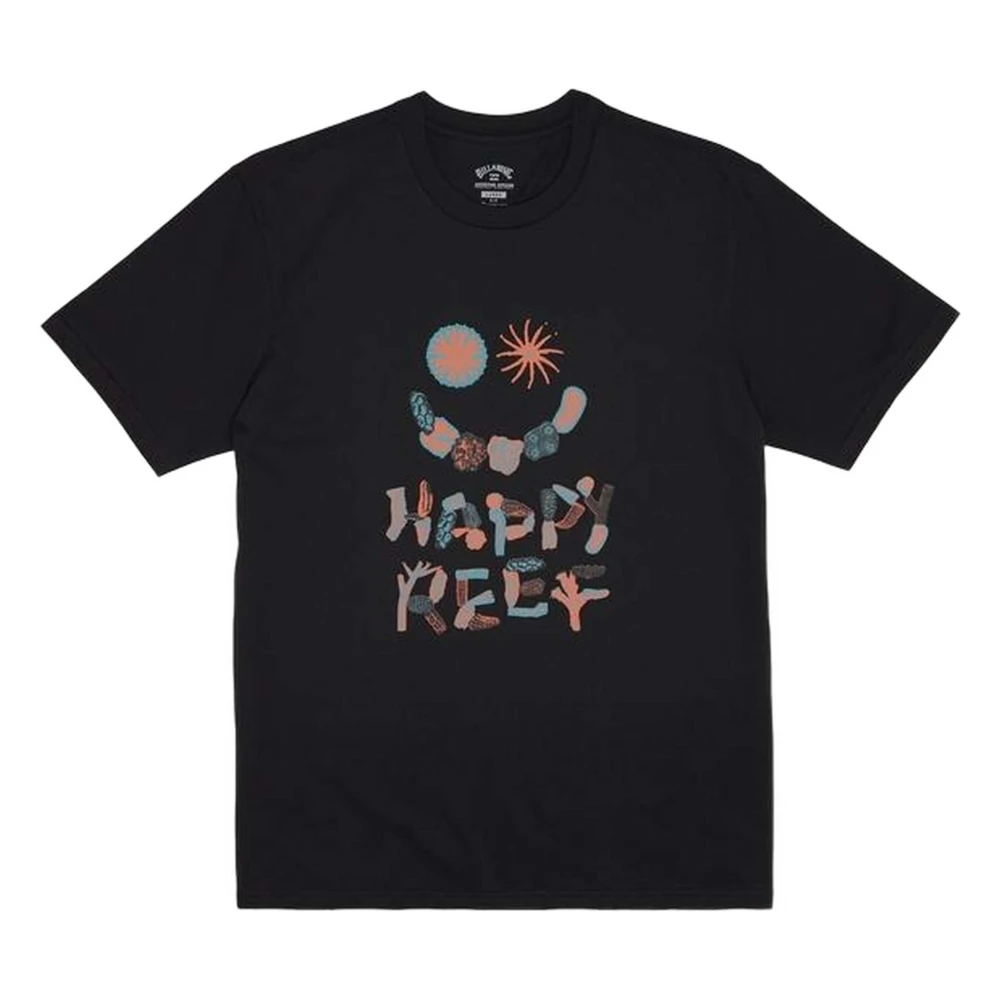 Billabong CG Happy Reef Tees WAA T-shirt Black Heren