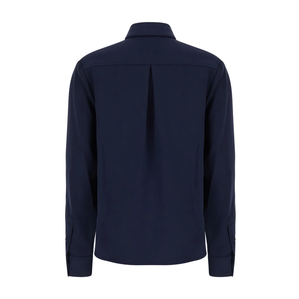 Michael Kors Aansluitende Army Shirt Blue Dames