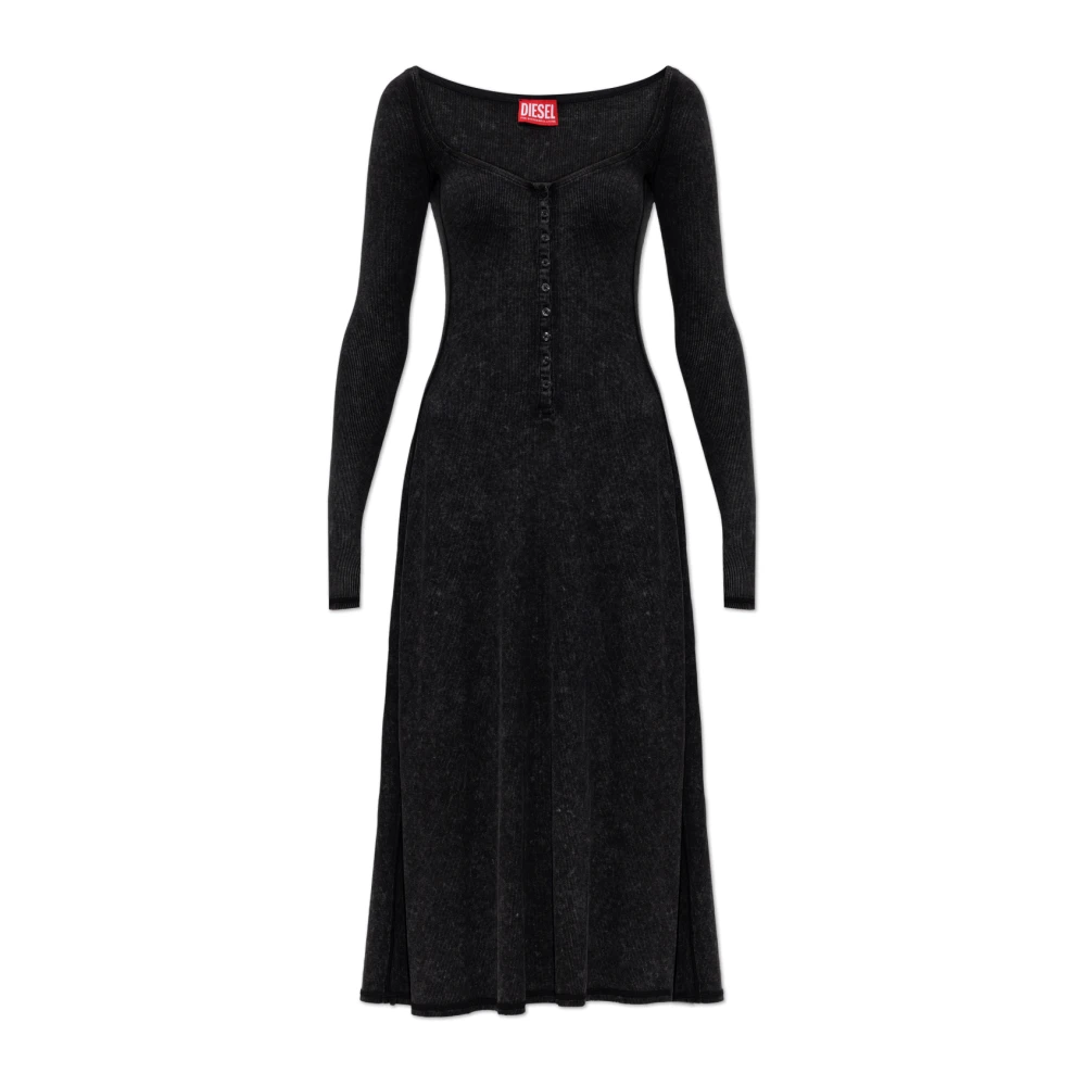 Diesel - Vestido D-Ley - Dresses - Mujer - Negro - L