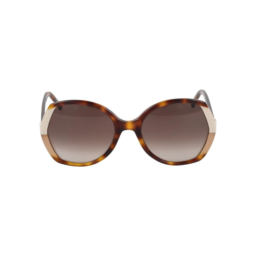 Carolina Herrera Women's Brown Sunglasses, 58 Mm, Chic Sunglasses In Havana Ivory