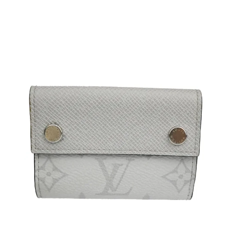 Louis Vuitton Vintage Pre-owned Canvas wallets White Dames