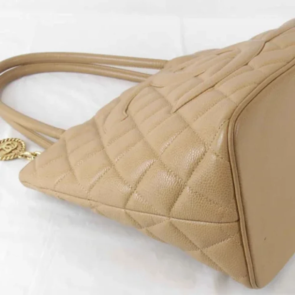 Chanel Vintage Pre-owned Leather totes Brown Dames