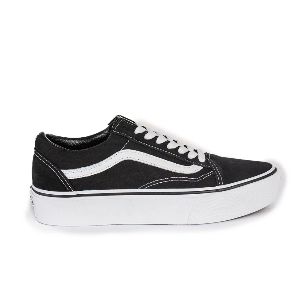 Vans Old Skool Platform Dames Sneakers Heren Schoenen Zwart