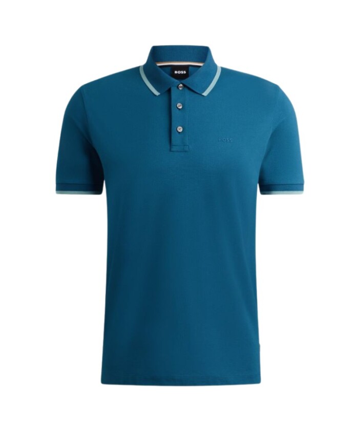 polo-classique-bleu-en-coton