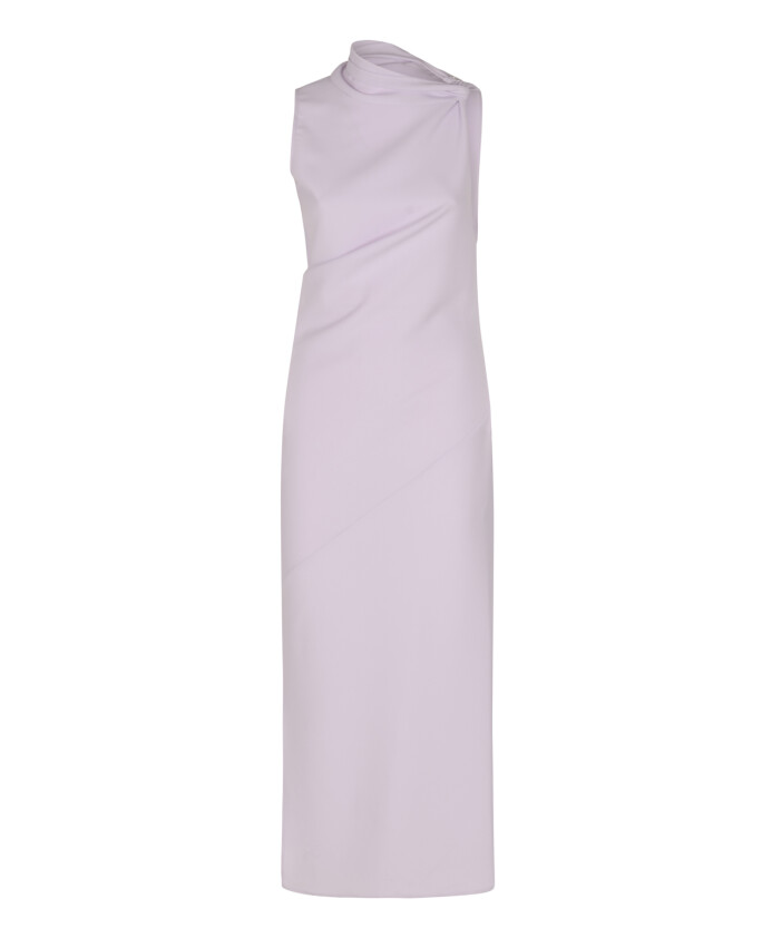 robe-longue-sans-manches-drapee