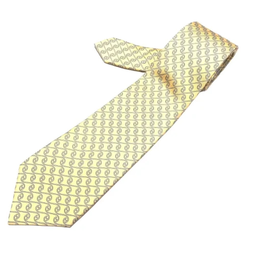 Hermès Vintage Pre-owned Silk home-office Yellow Dames