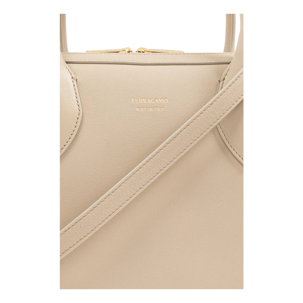Salvatore Ferragamo Handtas Beige Dames