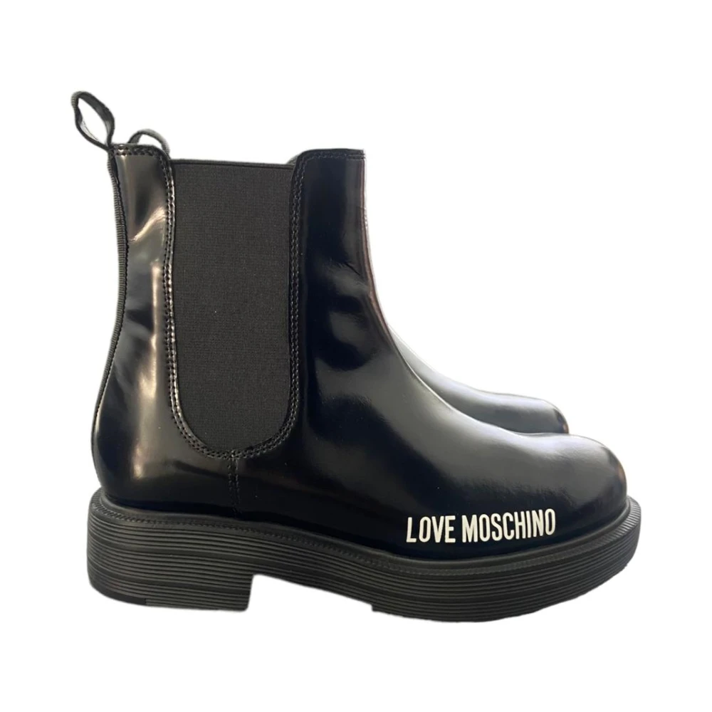 Love Moschino Chelsean Laarzen Black Dames